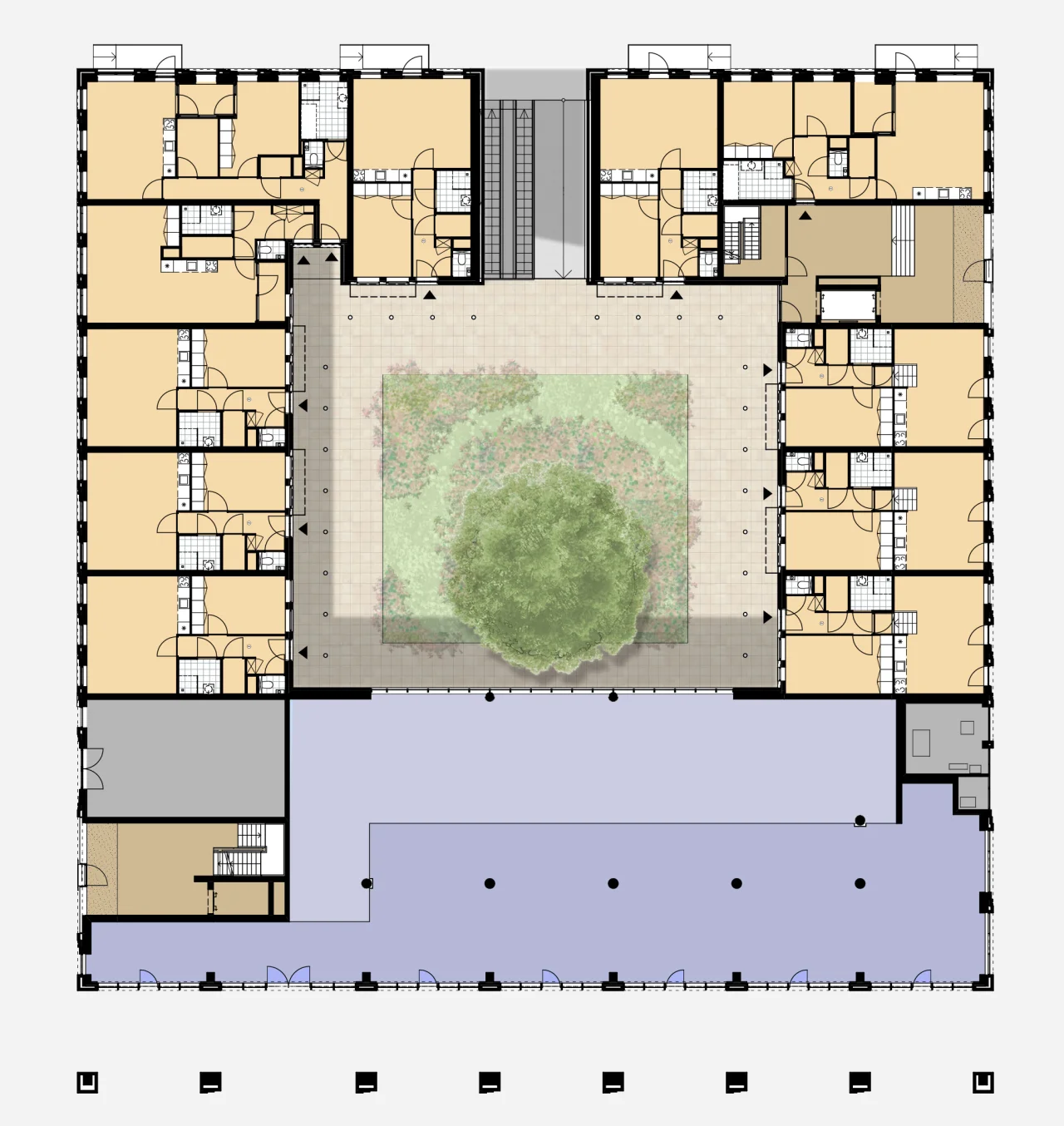 LEVS Square 0 verdieping 1 200 kleur