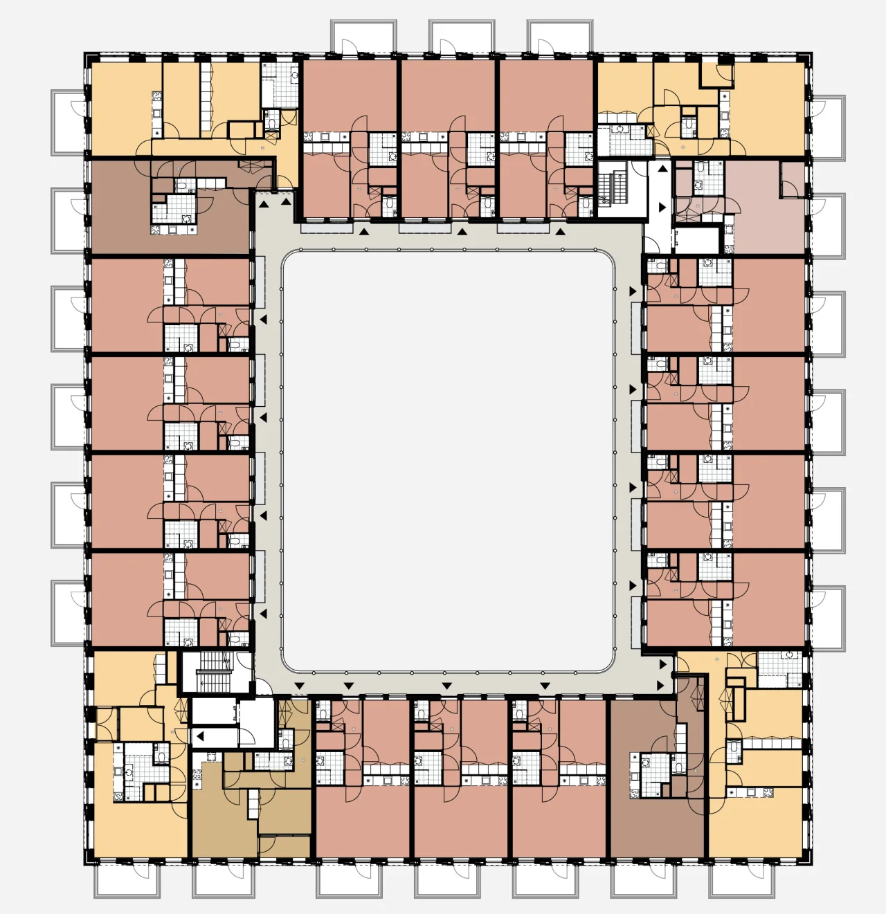 LEVS Square 1 verdieping 1 200 kleur