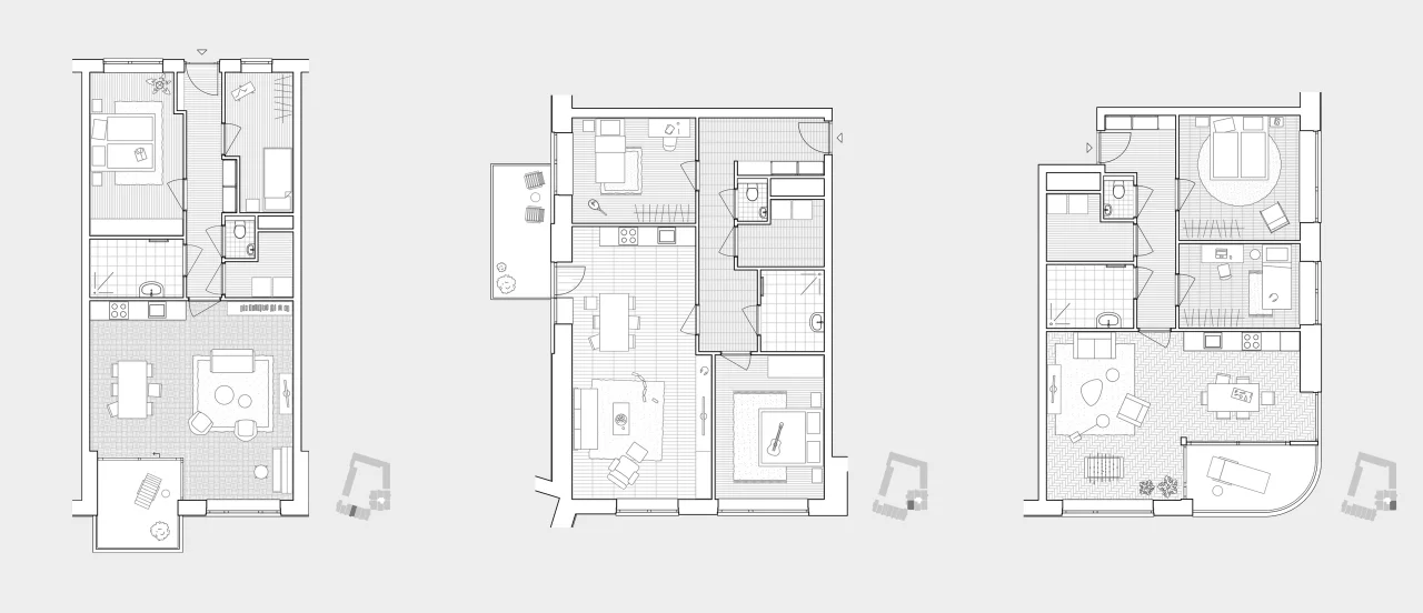 LEVS Parkstad appartementen grijs
