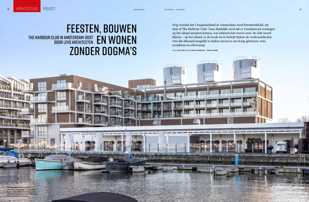 LEVS Harbour Club Publicatie De Architect min