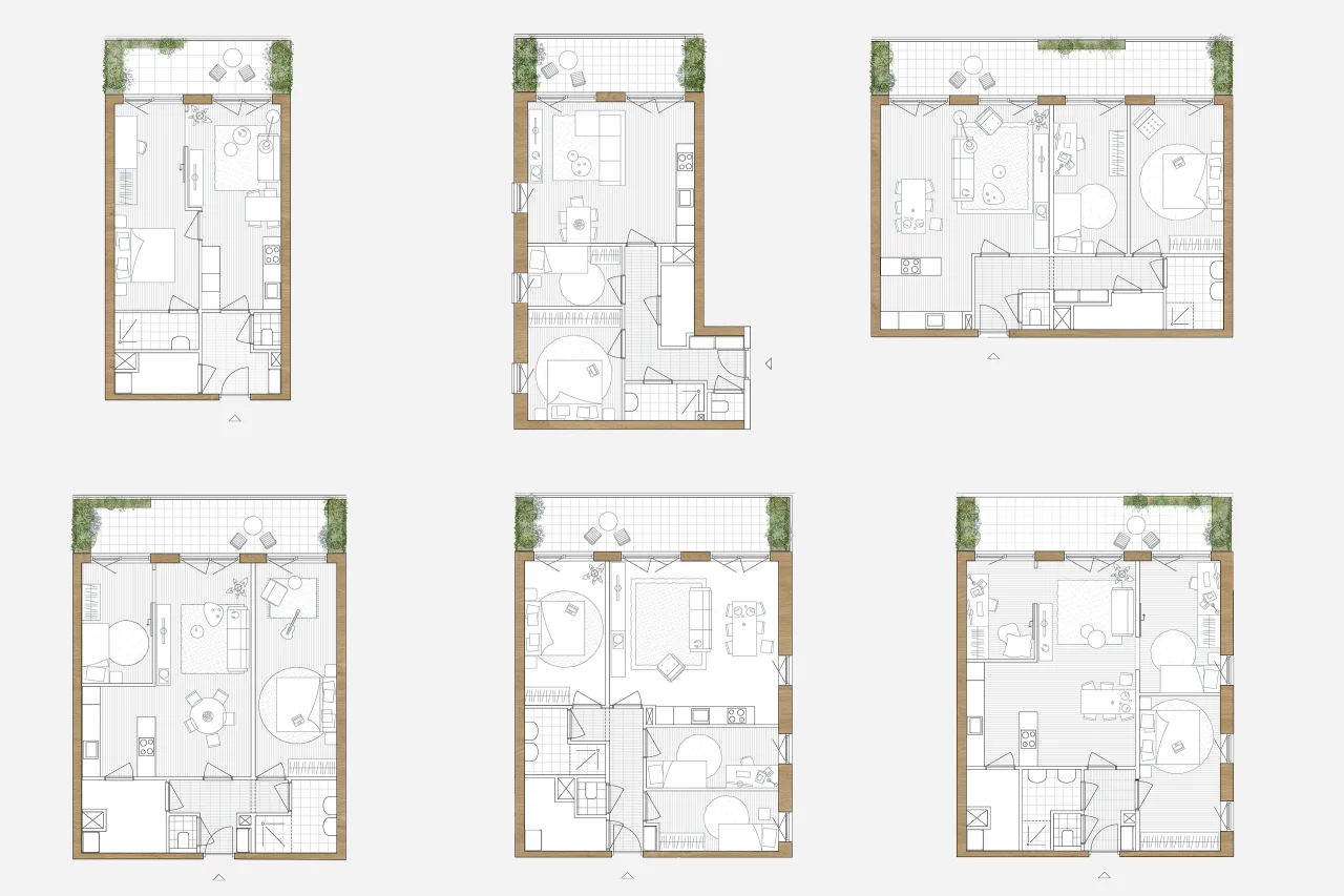 LEVS Populus woningen nieuw grijs min