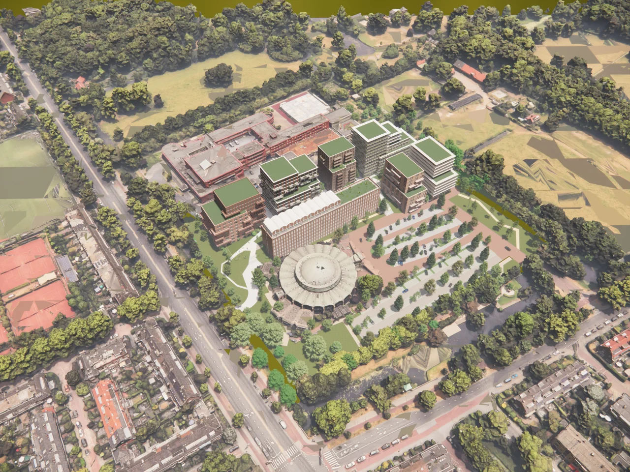 LEVS ANWB Residentie Parkzicht render