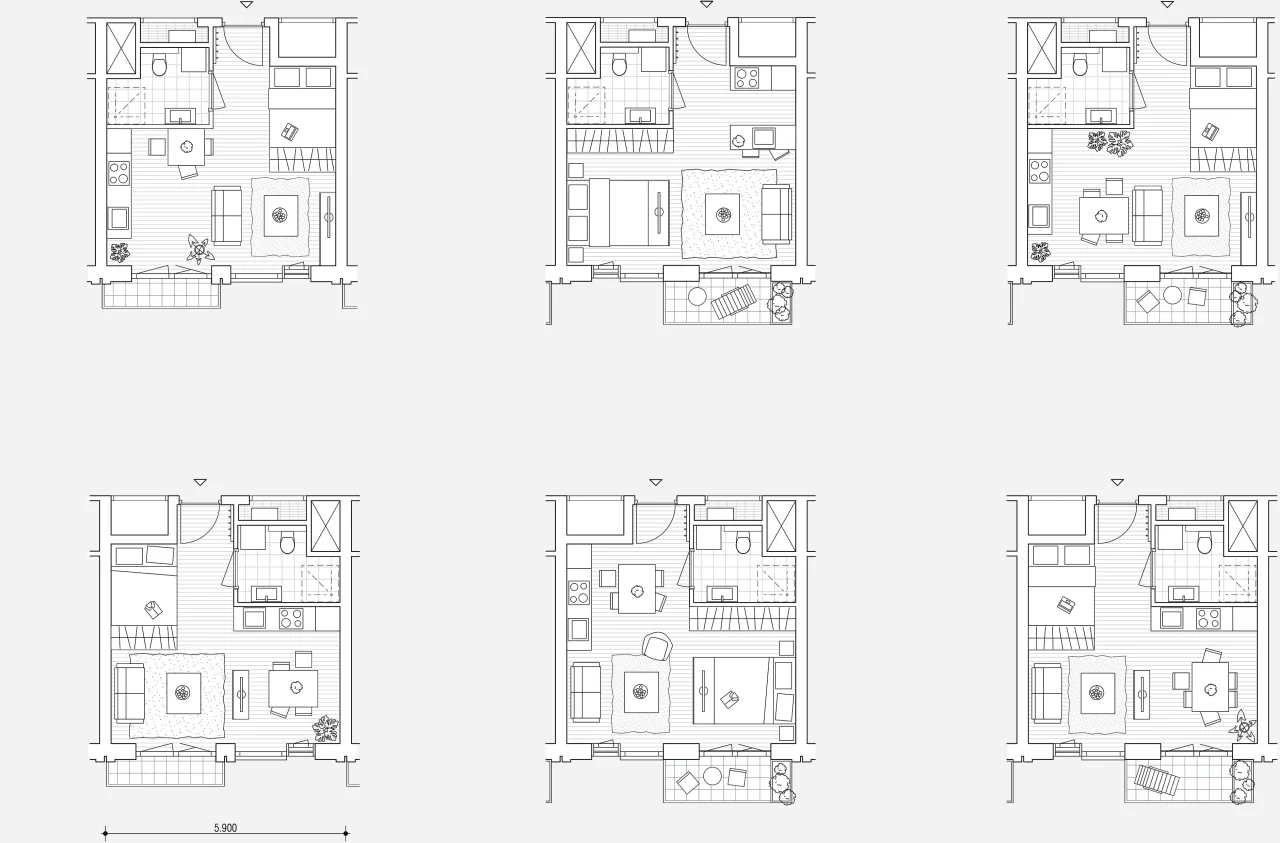 LEVS Stepstone woningvarianten grijs min 1