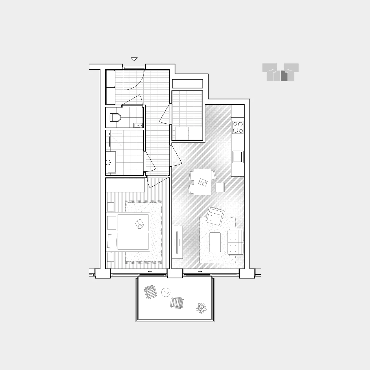 LEVS Cubes Mannourystraat woning1 grijs