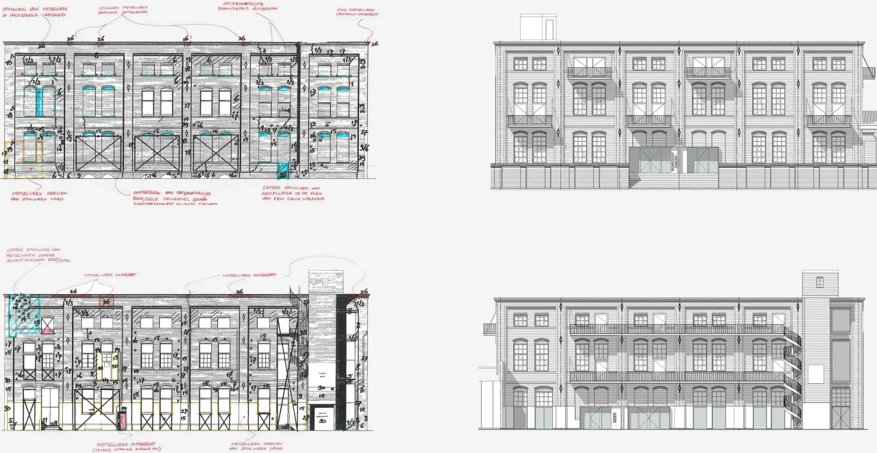 LEVS Bensdorp gevel gebouw B grijs