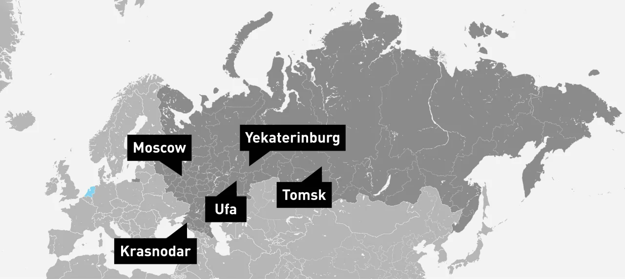 Ruslandkaart nieuwsbrief