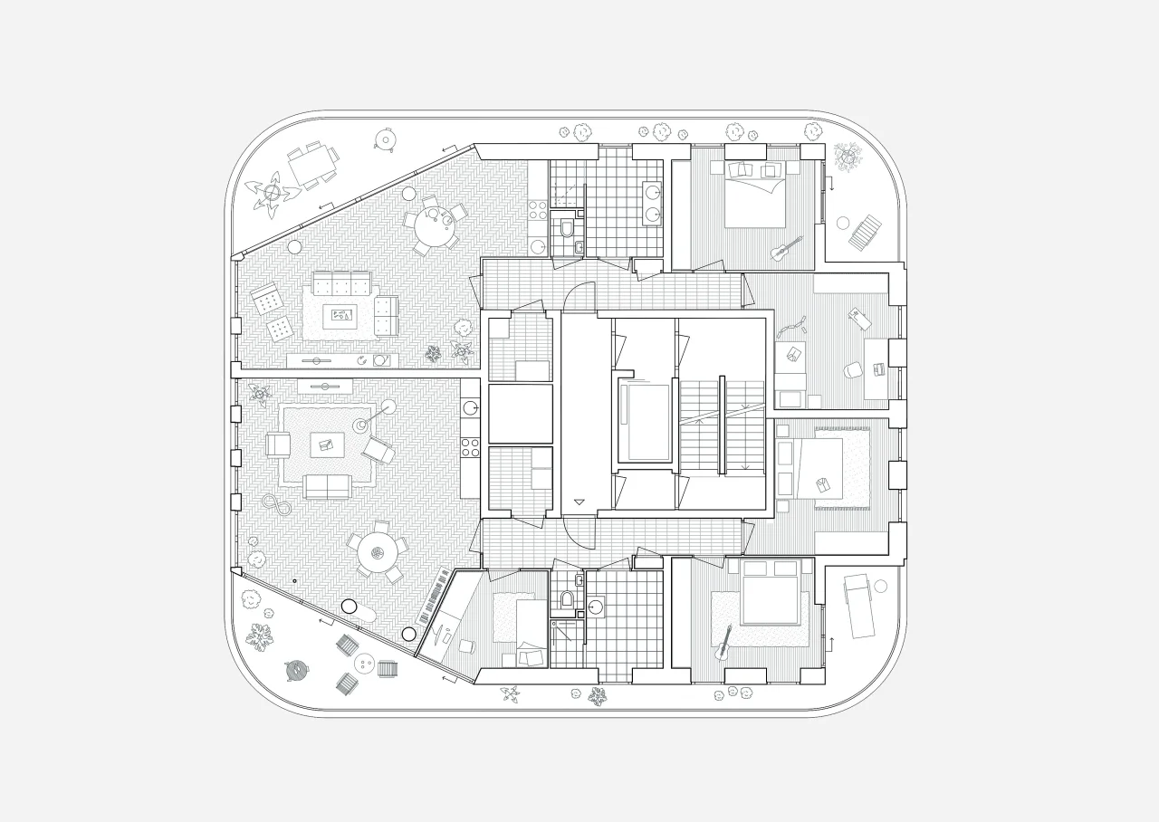 LEVS Havendreef appartementen grijs