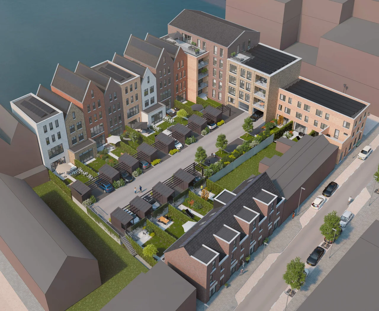 Levs scheepmakerskwartier binnengebied