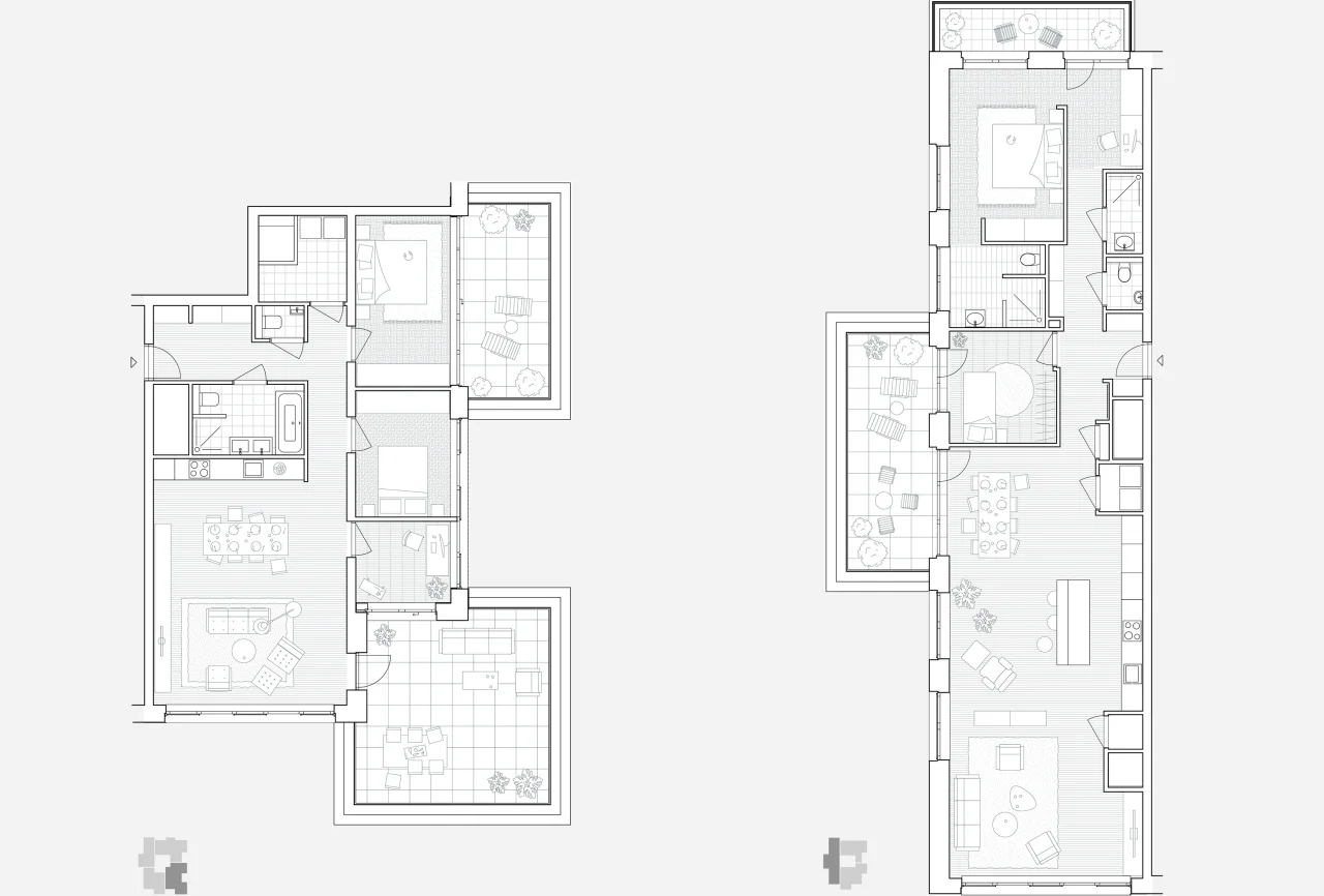 1528 200828 LEVS De Bocht torenwoningen grijs