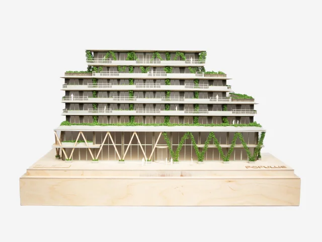 Maquette Populus blikvanger tijdens PROVDA 2023