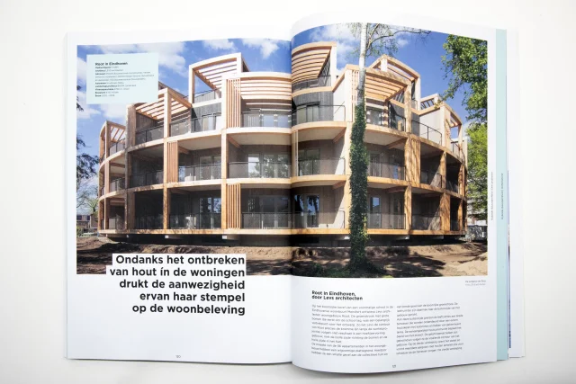 De Architect: Houten schil als zachte overgangsruimte in woongebouw Root