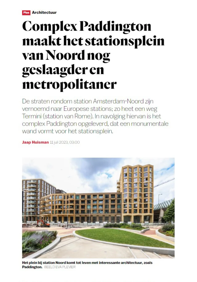 Paddington Can kavel Z in Het Parool