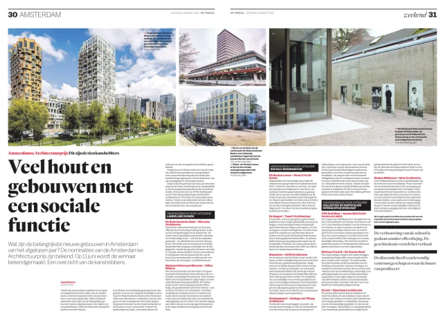 Nominaties AAP 2025 in Het Parool