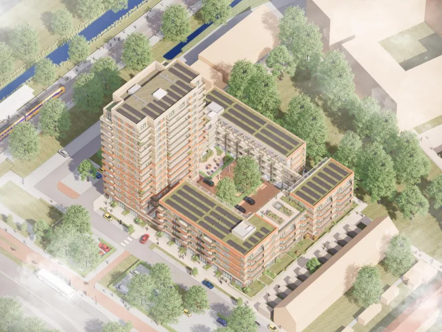 LEVS and De Nijs elected for timber social housing project on Boeierstraat