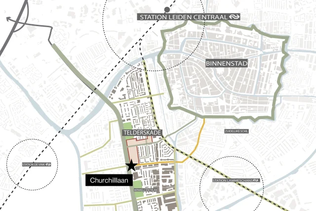 Churchilllaan Leiden: bonding urban fabric