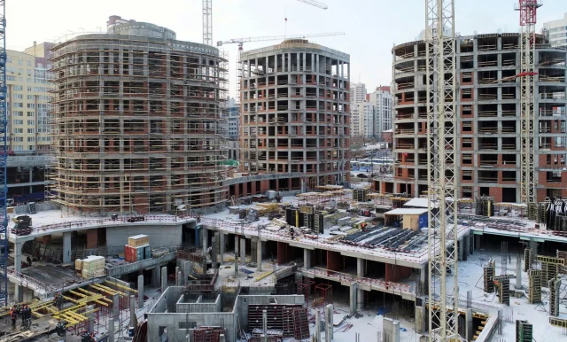 Progress on Forum City construction site