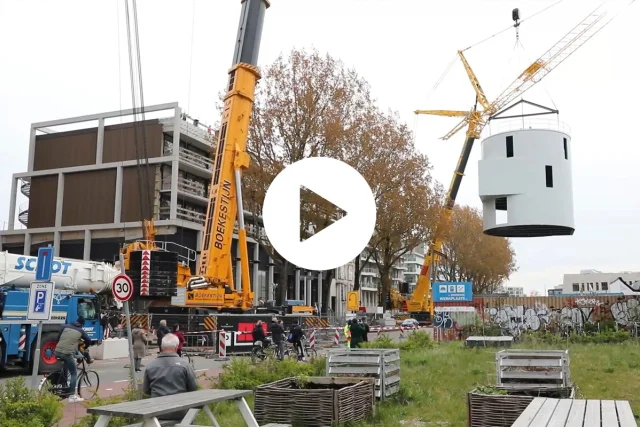 Video: the silos on the roof of The Harbour Club