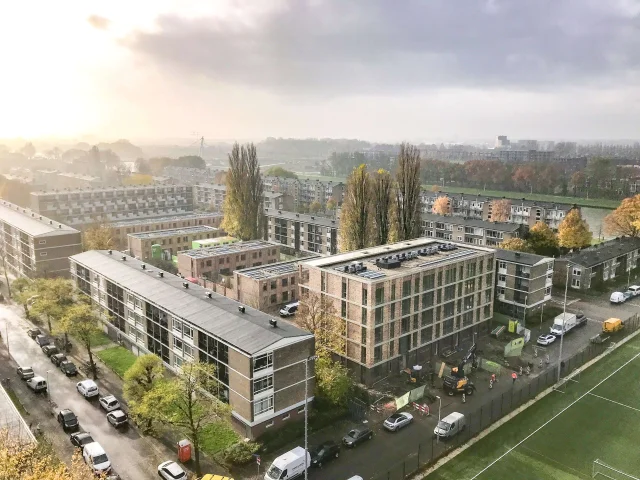 The reconstruction today: Dickensplaats, Utrecht