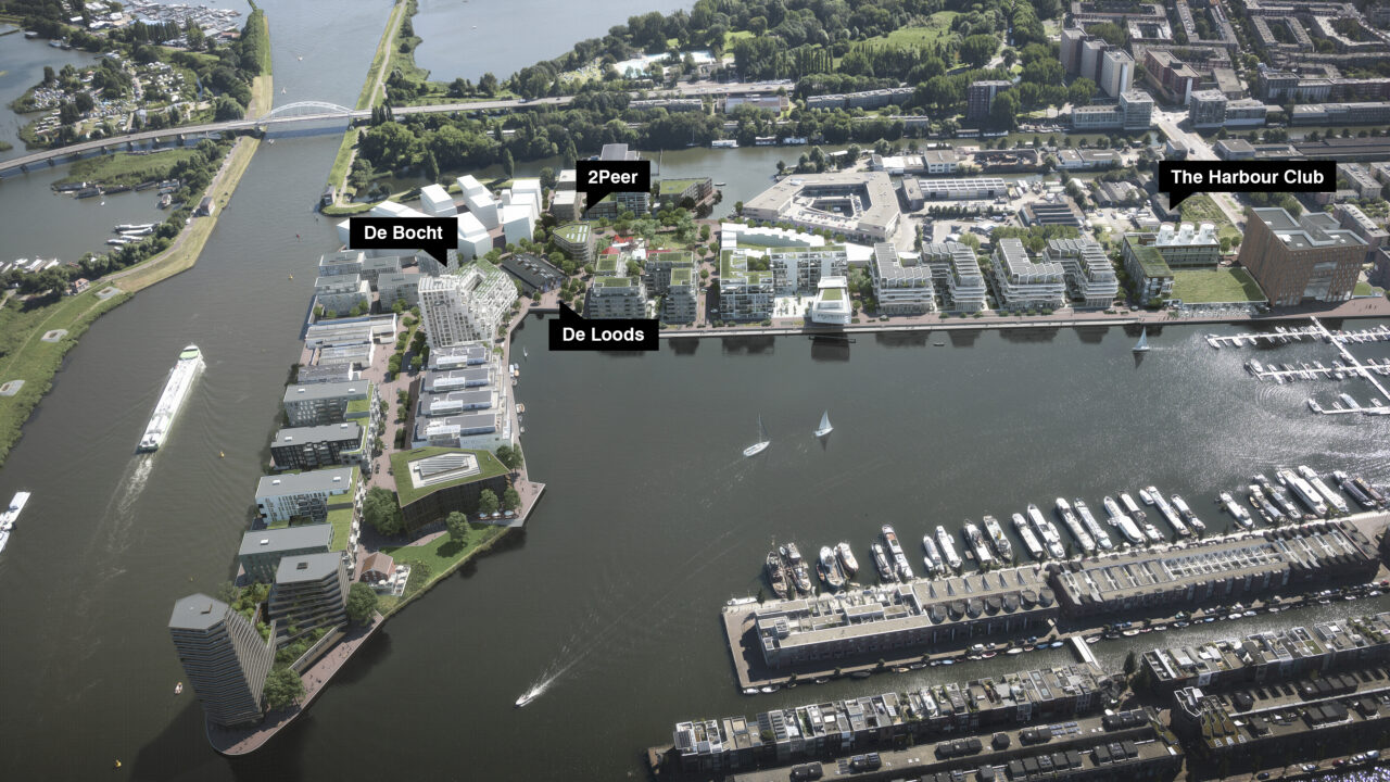 LEVS Cruquiuseiland situatie artist impression