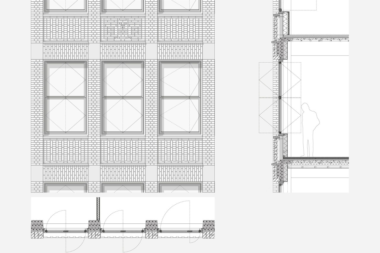 LEVS Residentie Parkzicht Schijf detail grijs min