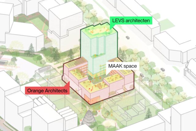 LEVS en Orange Architects werken samen in Nieuwegein
